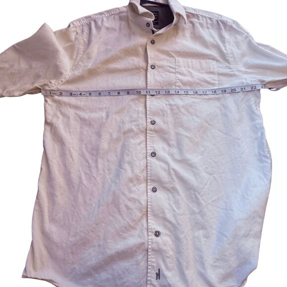 Johnnie-O Men’s Long Sleeve Newfield Top Shelf Button Up Shirt White Large - Picture 9 of 11
